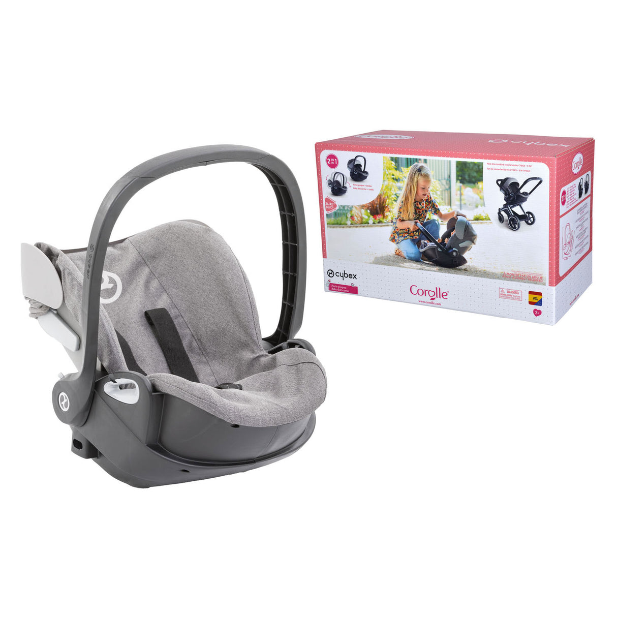 Corolle Mouth Grand Poupon Cybex bilstol