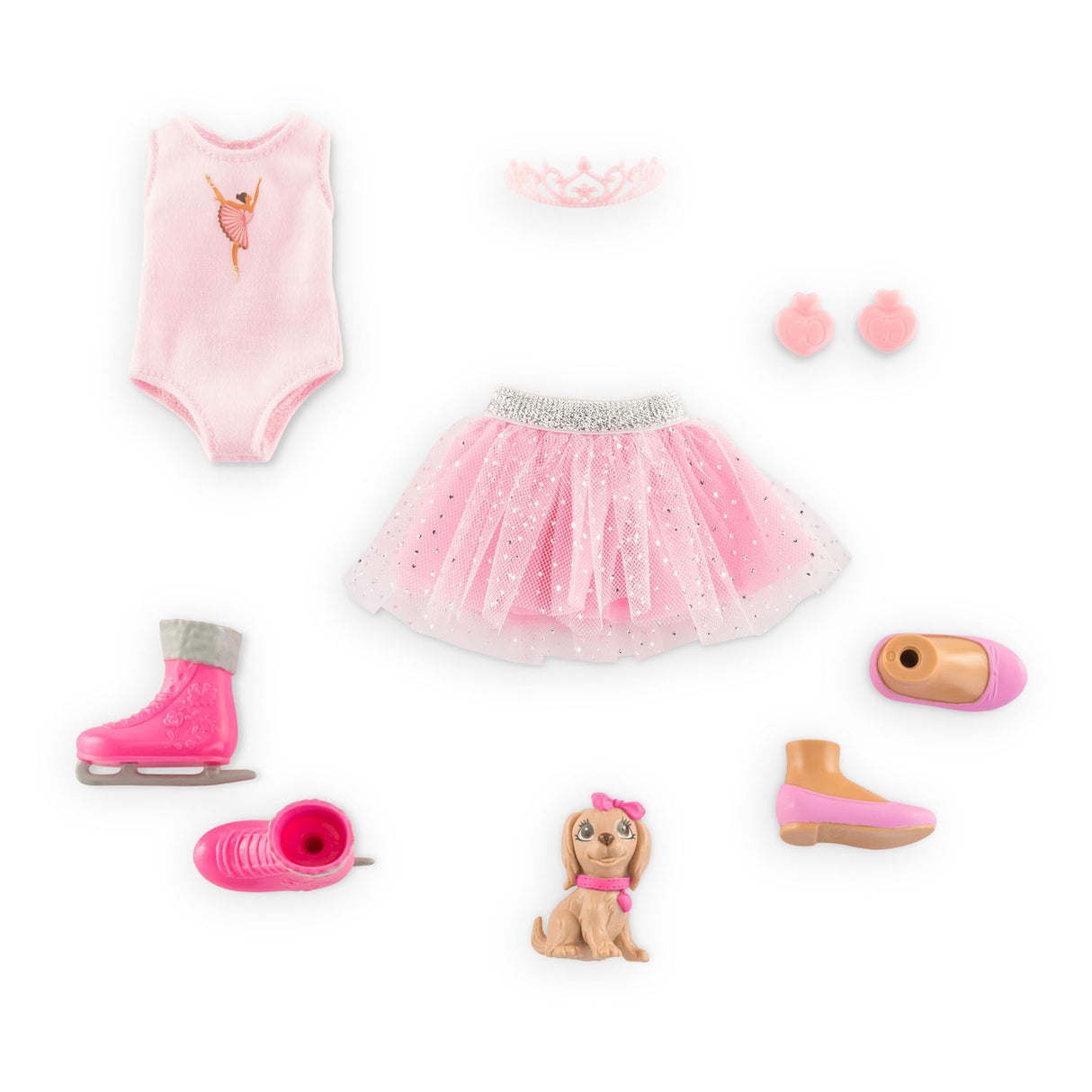 Corolle Girls Valentine Ballerina Fashion Pop Set