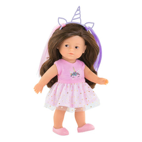 Corolle Puppe Einhorn Romy 20 cm – Mini-Corolline-Spielset mit Zubehör.