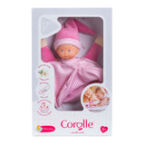 Corolle Kuscheltuch rosa - Tidoudou Babytuch 17cm für Babys.