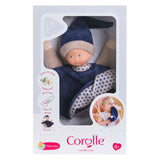 Corolle tidoudou – marineblaues Kuscheltuch, 17 cm