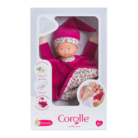 Corolle Kuscheltuch Rosa Grenadine Baby Kuschelpuppe 17cm Kuscheltier.