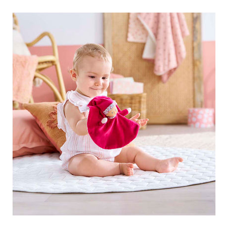 Corolle Kuscheltuch Rosa Grenadine Baby Kuschelpuppe 17cm Kuscheltier.