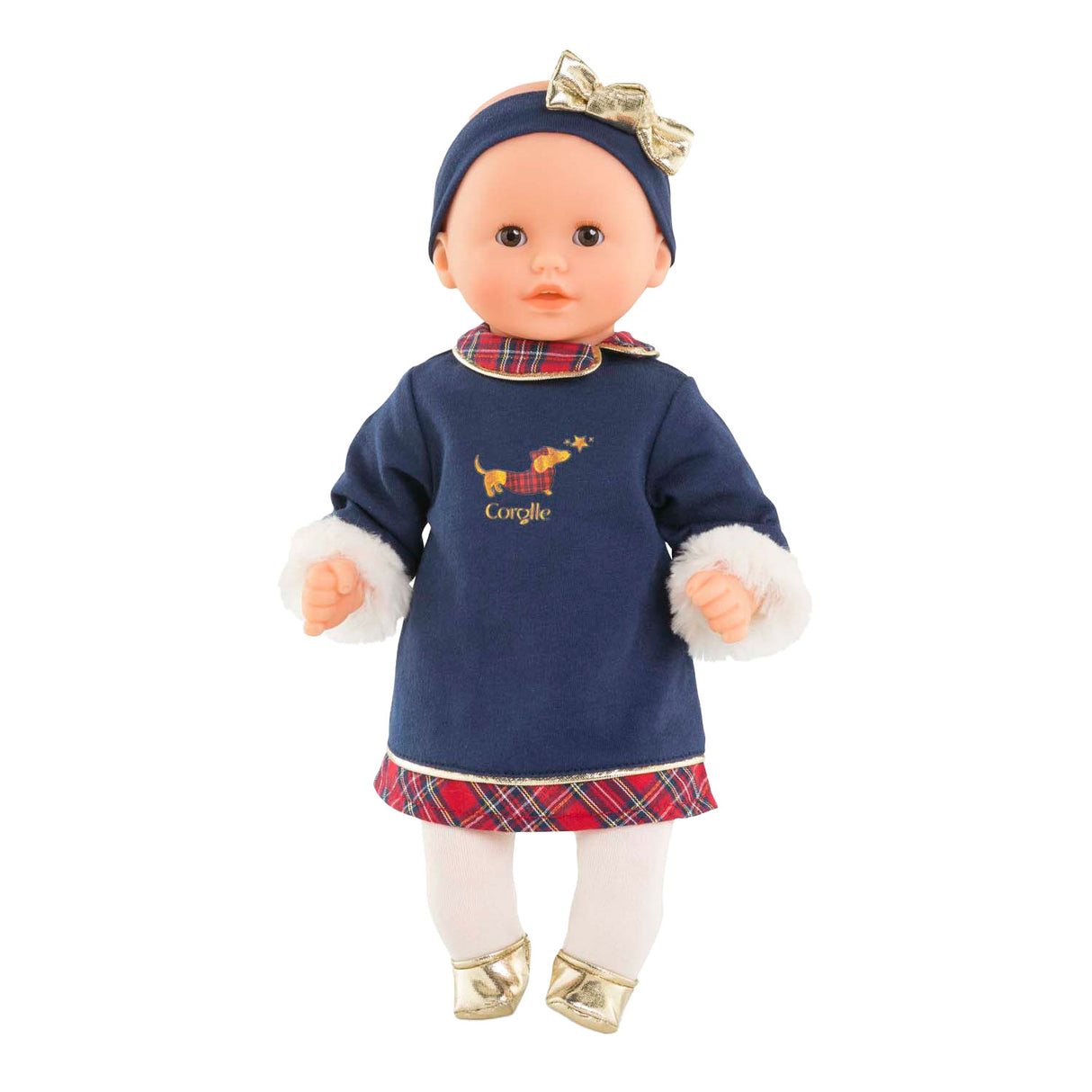 Corolle Babypuppe Calin Margaux Holidays weiche Puppe 30 cm blauer Vanilleduft.