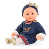 Corolle Babypuppe Calin Margaux Holidays weiche Puppe 30 cm blauer Vanilleduft.