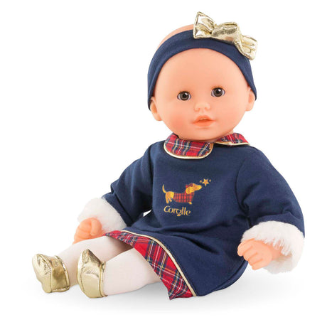 Corolle Babypuppe Calin Margaux Holidays weiche Puppe 30 cm blauer Vanilleduft.