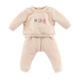 Corolle Puppen-Trainingsanzug beige für Babypuppe 30 cm mit Klettverschluss.