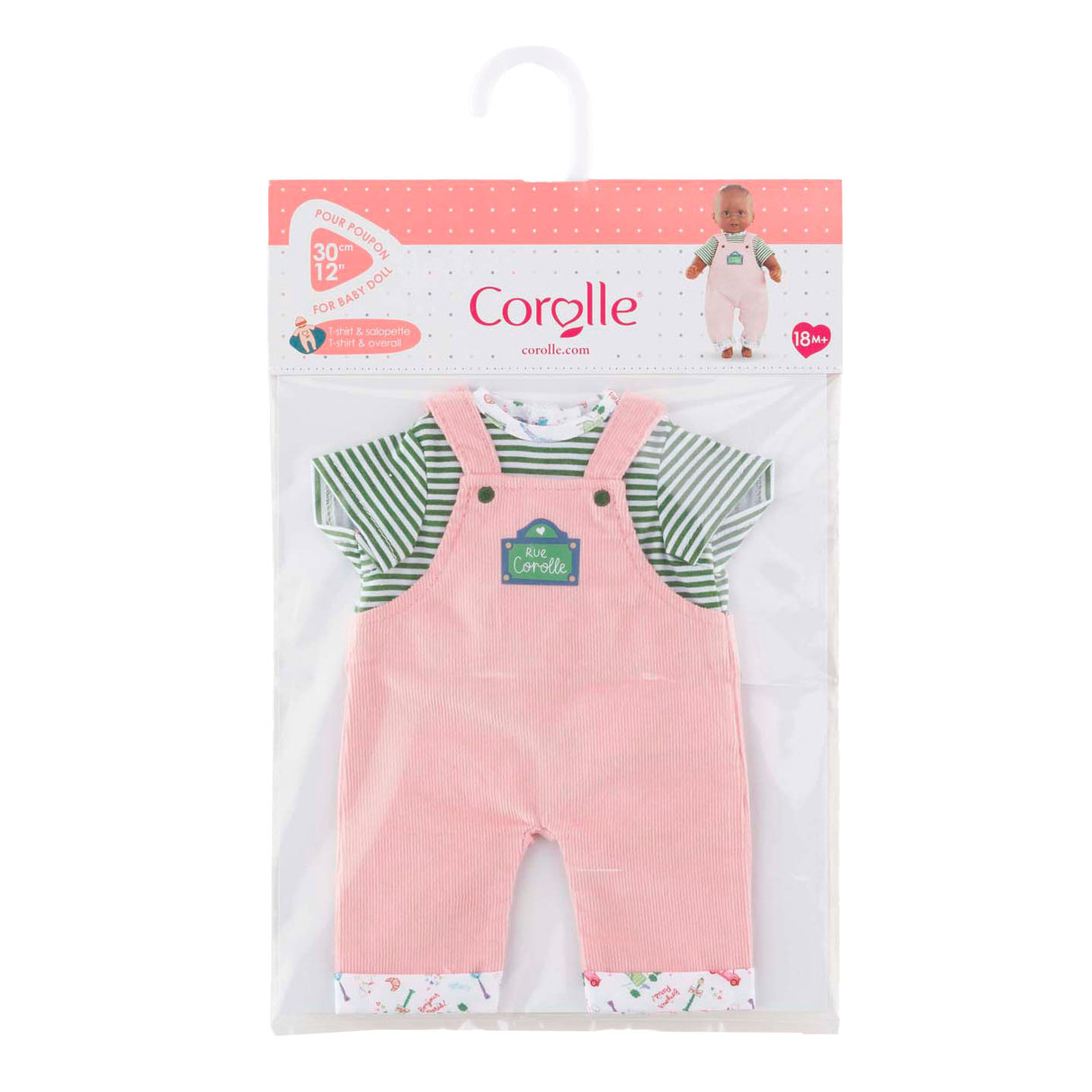 Corolle T-Shirt und Overall für Babypuppe, 30 cm