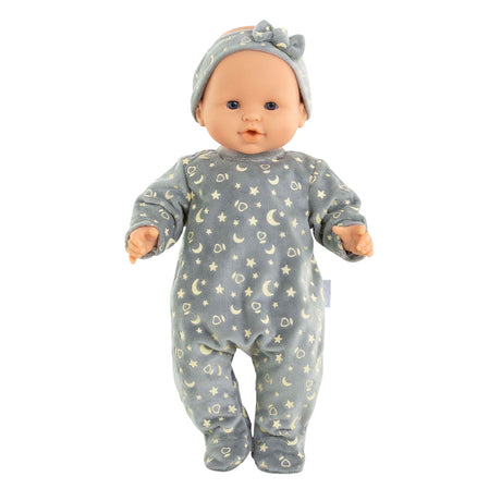 Corolle-Puppenpyjama glitzert im Dunkeln und Stirnband, 36 cm