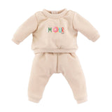 Beigefarbener Trainingsanzug von Corolle für Babypuppe, 36 cm