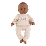 Beigefarbener Trainingsanzug von Corolle für Babypuppe, 36 cm