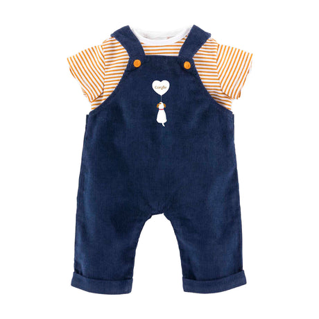 Corolle-T-Shirt und marineblauer Overall, 36 cm