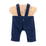 Corolle-T-Shirt und marineblauer Overall, 36 cm