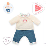 Corolle T-Shirt und Jeans für Babypuppe, 36 cm