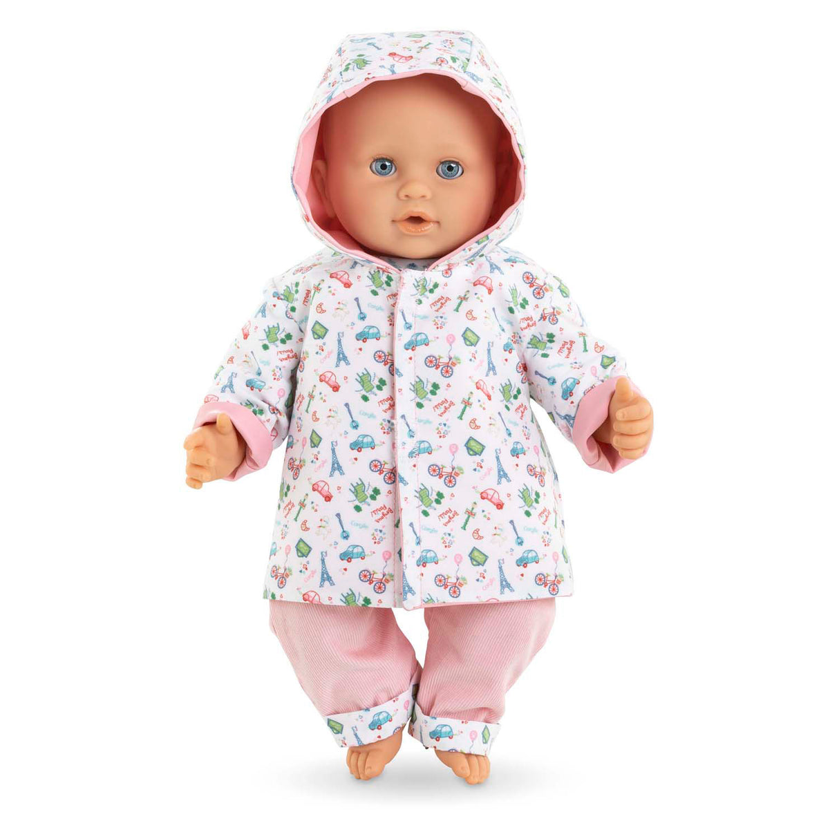 Corolle Wende-Regenmantel für Babypuppe, 36 cm