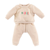 Beigefarbener Trainingsanzug von Corolle für Babypuppe, 42 cm