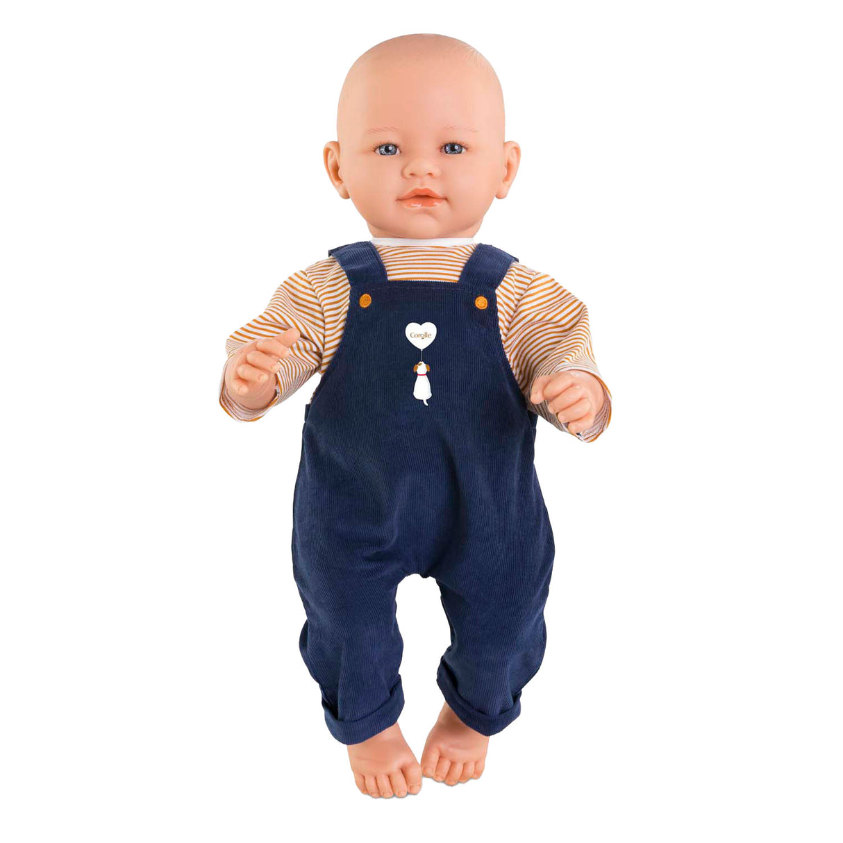 Corolle-T-Shirt und marineblauer Overall für Babypuppe, 42 cm