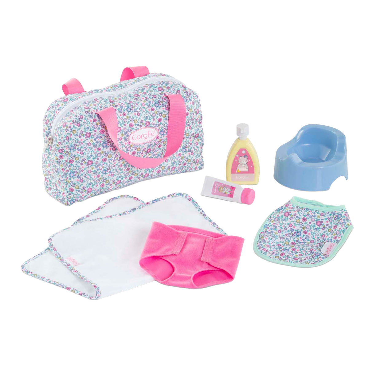 Corolle Windelzubehör-Blumenset für Babypuppe, 36 cm