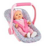 Corolle Dolls Babytrage Blumen Babypuppe 36cm rosa Spielzeug.