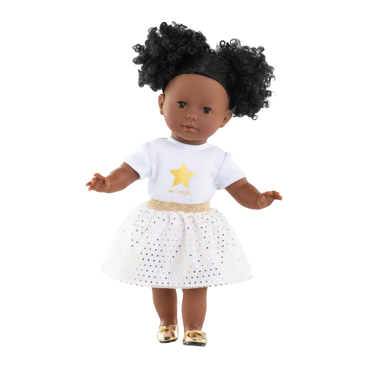 Set aus Oberteil und Rock von Corolle für 36-cm-Puppen – Elfenbeingold