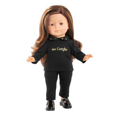 Corolle schwarz-goldenes T-Shirt für Puppen, 36 cm