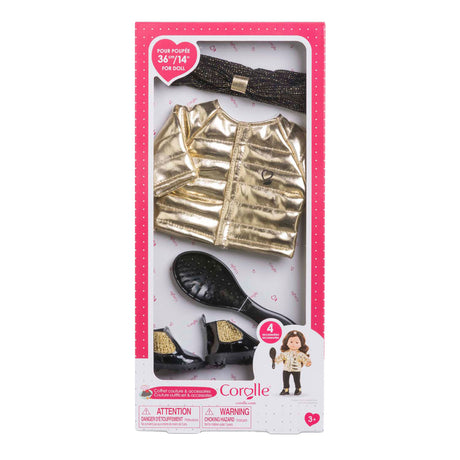 Corolle Couture-Outfit-Set mit Zubehör für Puppen, 36 cm