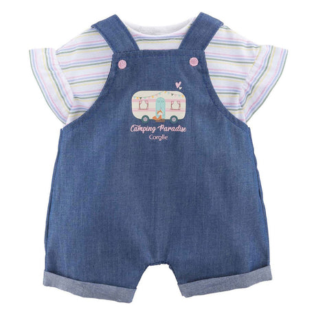 Corolle jeans overall met t-shirt kleine ontdekker - 30cm