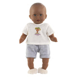 Corolle poppenoutfit t-shirt en korte broek kleine ontdekker 30cm.