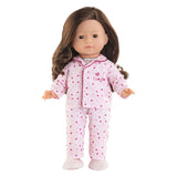 Corolle ma poppenpyjama en slofjes - hartjes - 36cm