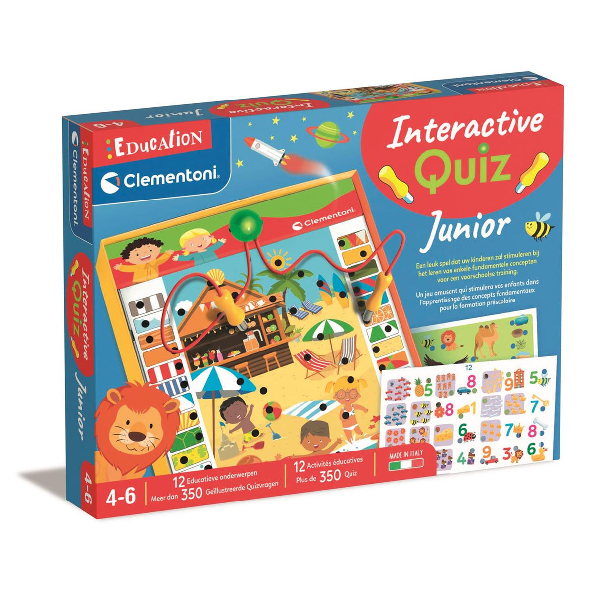 Clementoni interaktives Quiz Junior 4-6 Jahre