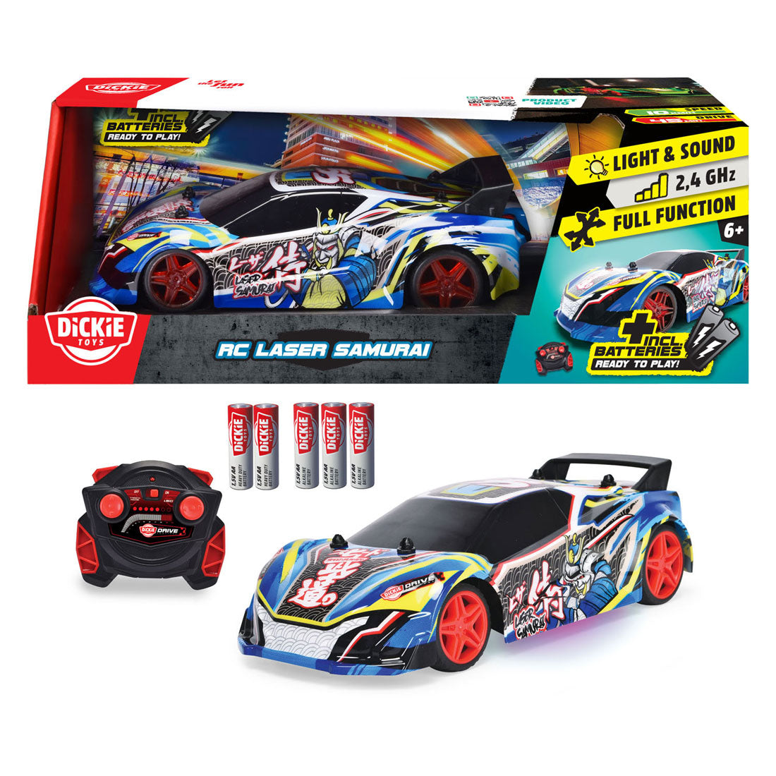 Dickie ferngesteuertes Auto Laser Samurai RTR