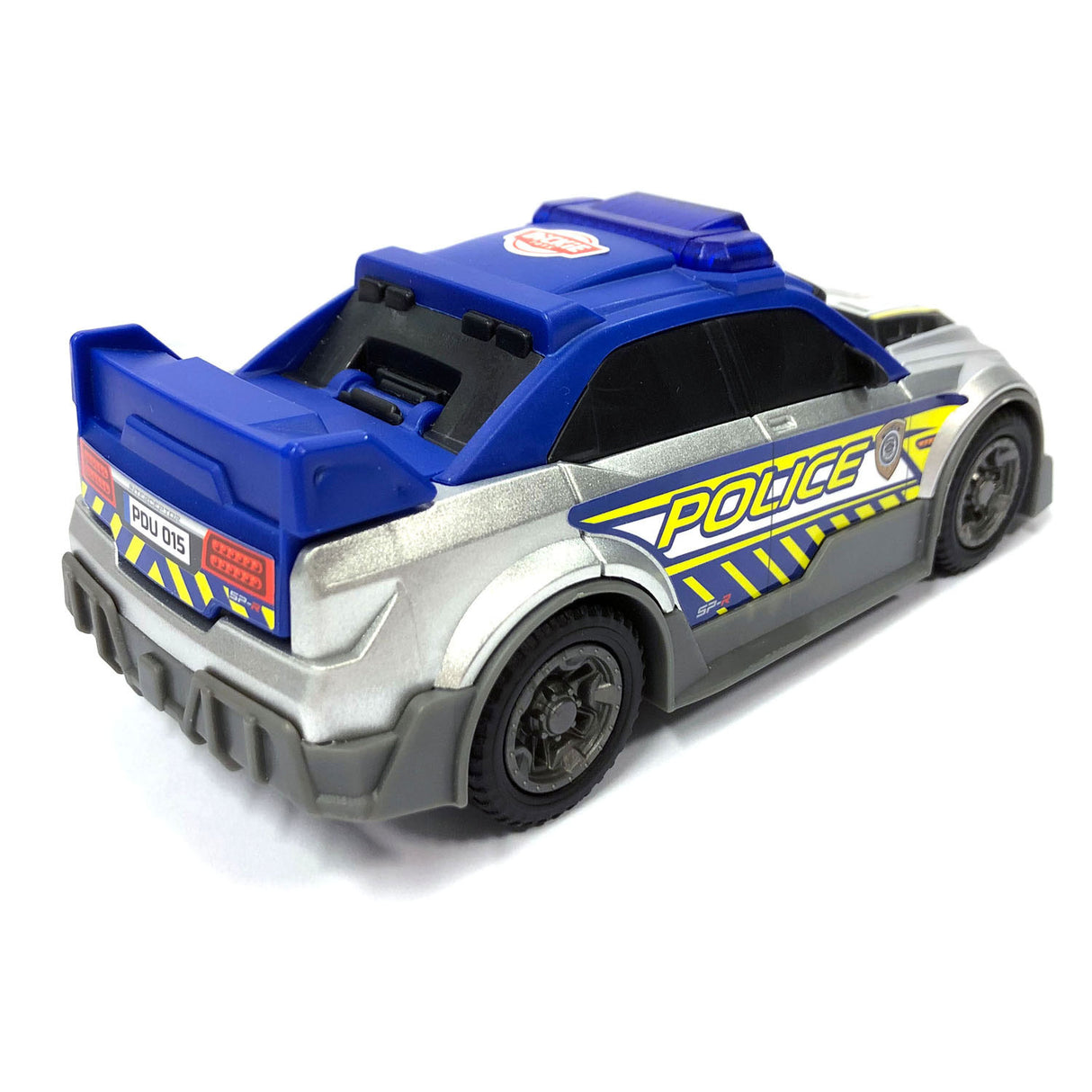 Dickie Police Car Grey con luz y sonido