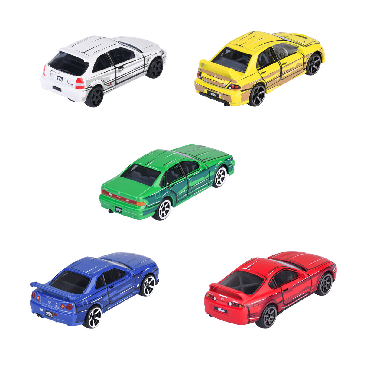 Majorette Japan Series Die-Cast Auto's Giftpack, 5st.