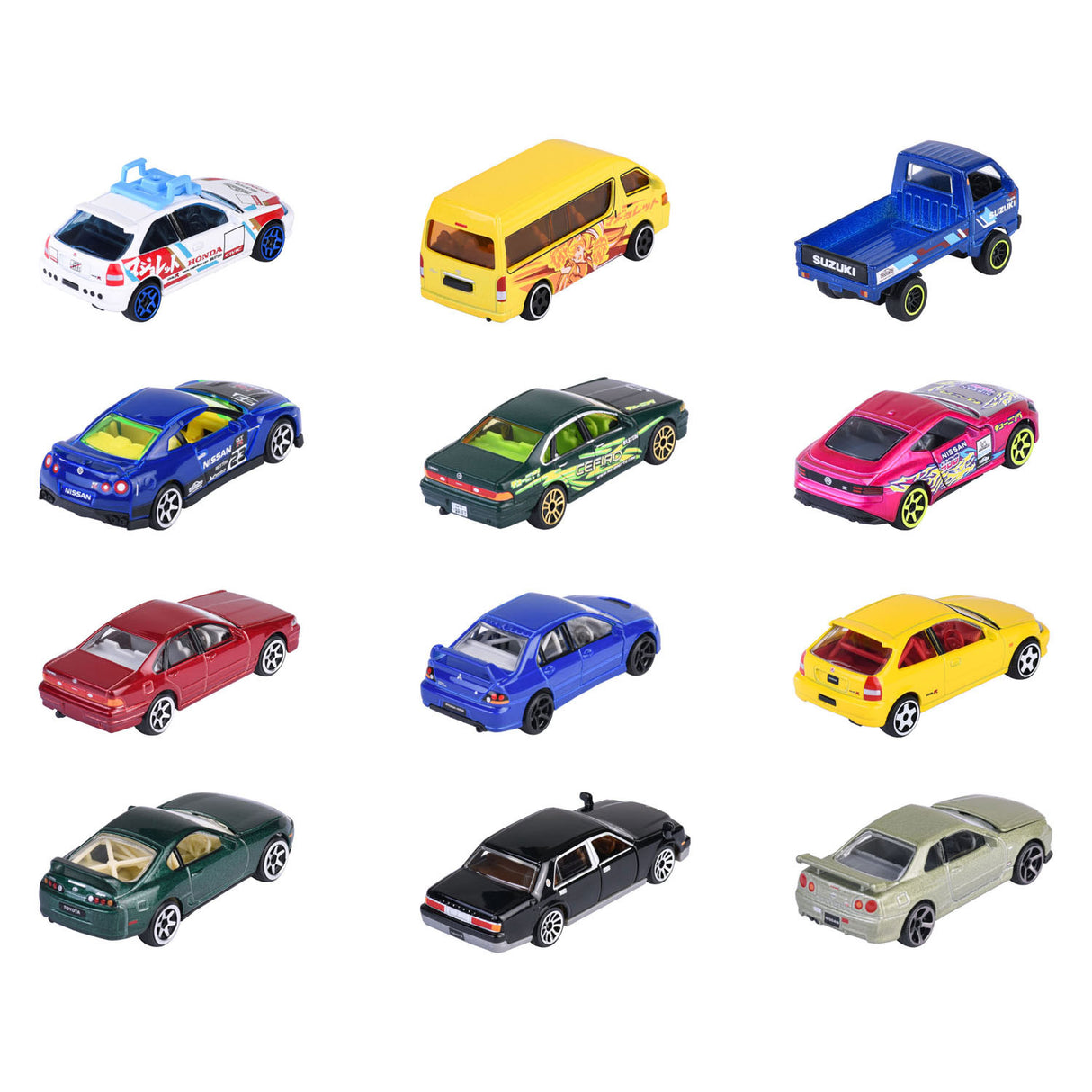 Majorette Japan Series Die Cast Cars Bonus Pack, 5: a.