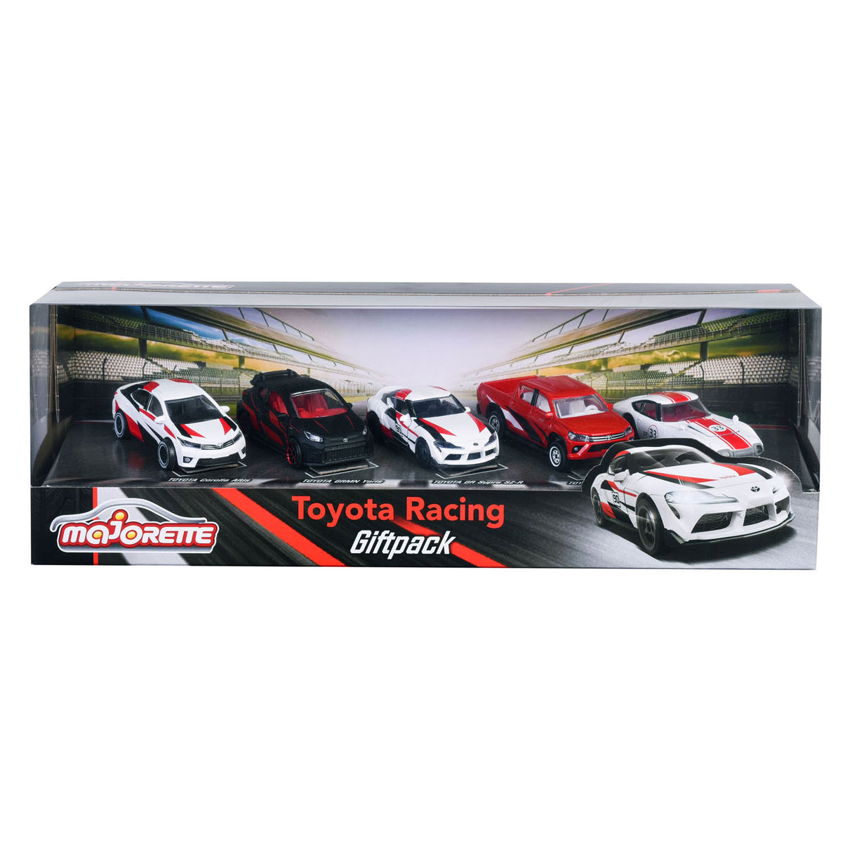 Majorette Toyota Dis-Cast Cars Cars Gift Pack, 5.