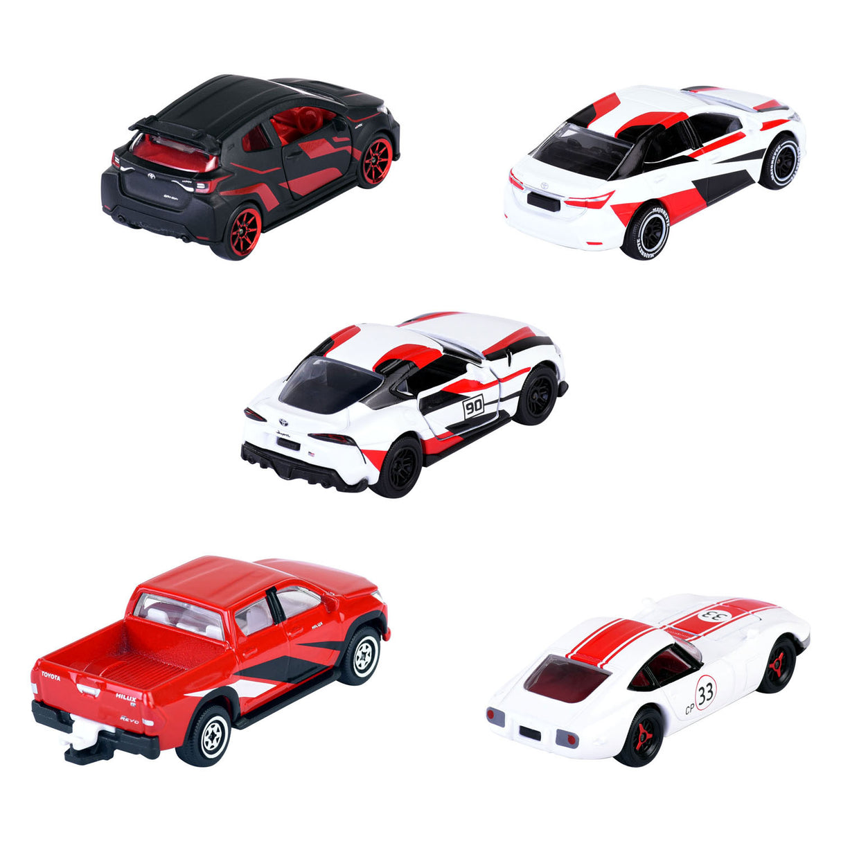 Majorette Toyota Dis-Cast Cars Cars Gift Pack, 5.