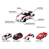 Majorette Toyota Die-Cast Racing Cars Giftpack, 5: a.