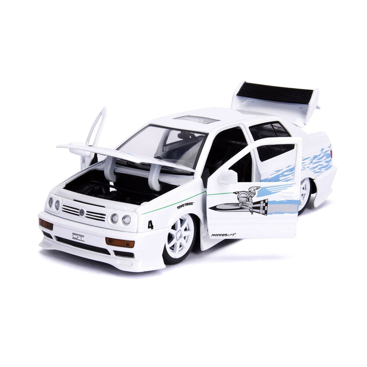 De Jada Toys Jada stierwen Gasta séier a furious 1995 Volkswagen Jetta 1:24