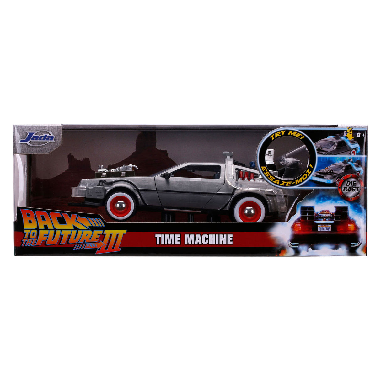 Jada Toys Jada Die Cast Time Machine (Back to the Future 3) 1:24