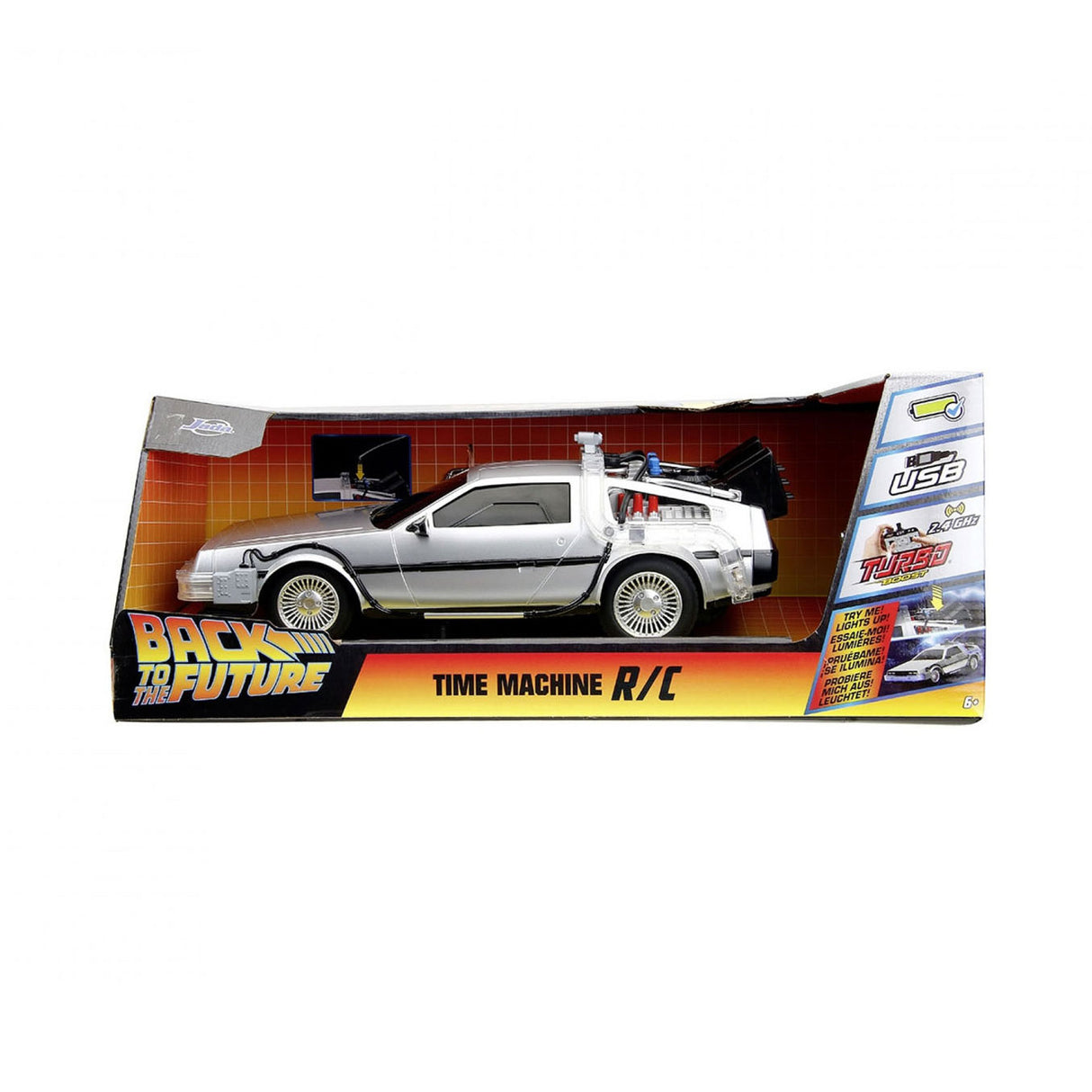 Jada Toys Jada Styrbar auto Back to the Future RC Time Machine 1:16