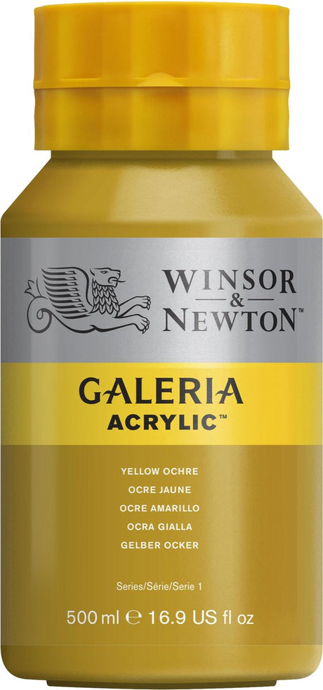 Winsor newton galeria acryl 500ml yellow ochre
