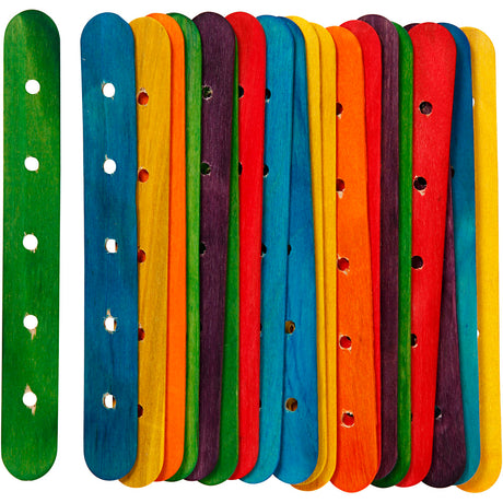 Kreativunternehmen https: www.cchobby.nl Konstruktionsstäbchen-l-15-cm-b-1-8-cm-Lochgröße-4-mm-diverse-colours-20-div-1-Box
