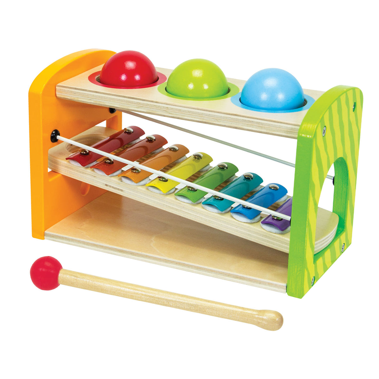Eichhorn Hammerbank mit Xylophon, 5-teilig.