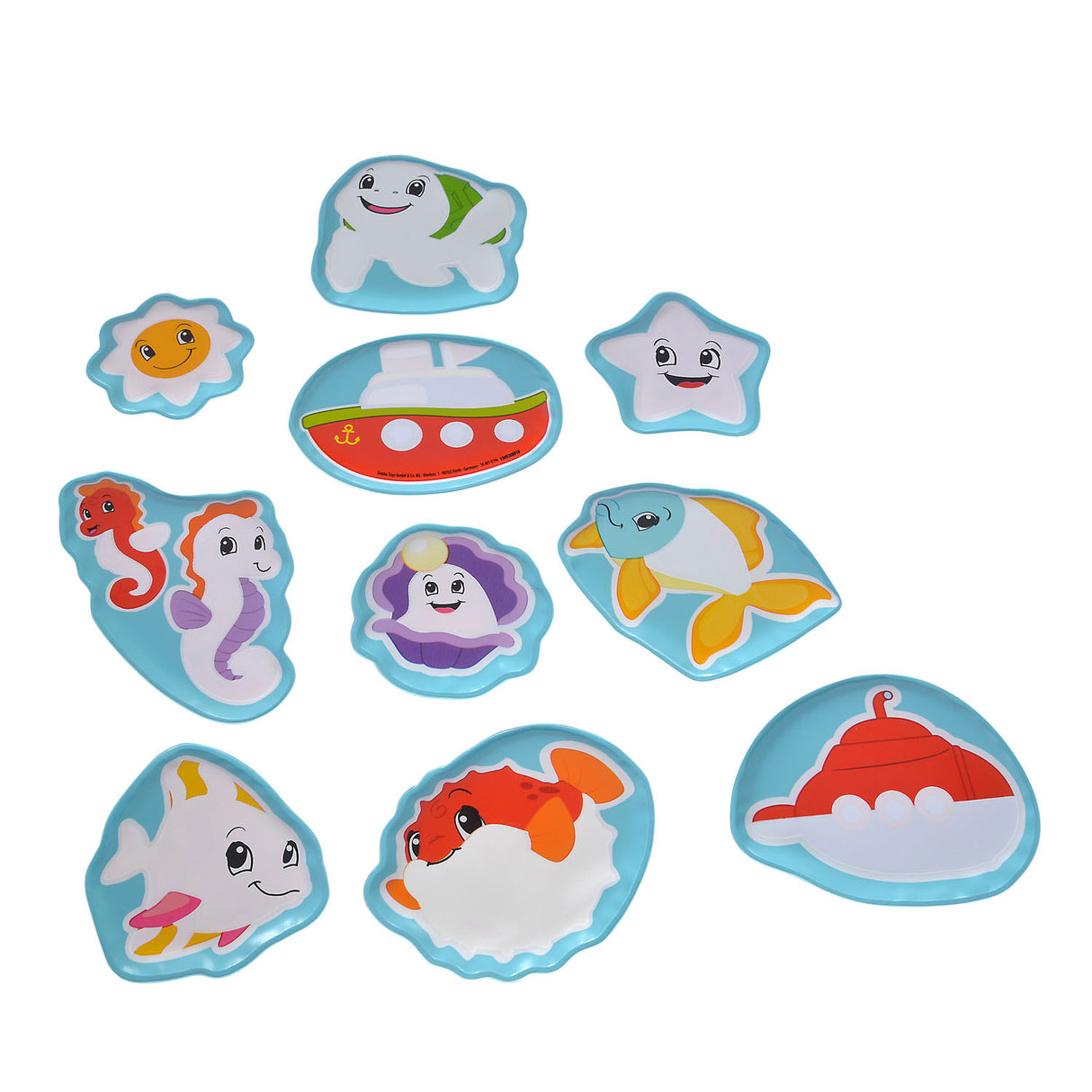 ABC Magical Bath Toys morske živali 10dlg.