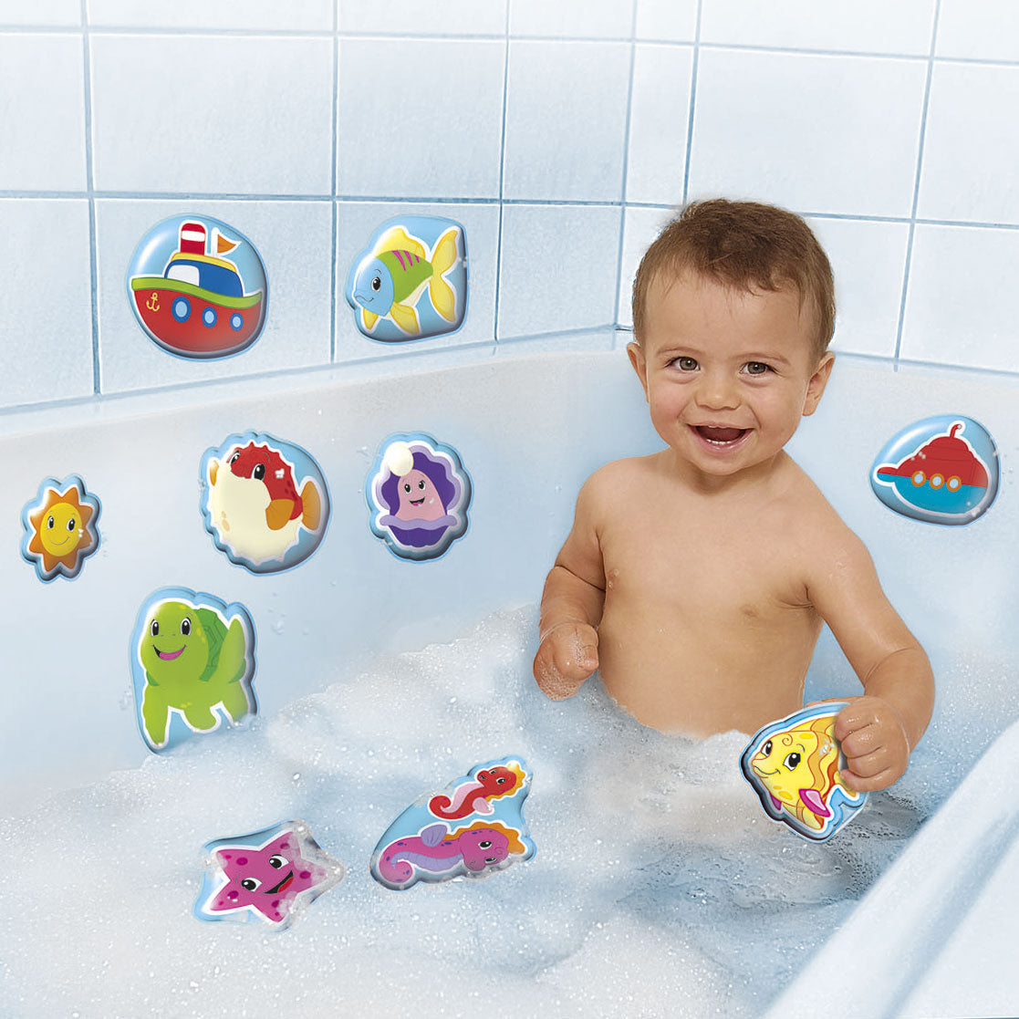 ABC magische Badespielzeuge Meerestiere, 10-tlg.