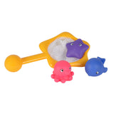 ABC Bath animals with landing net 4dlg.