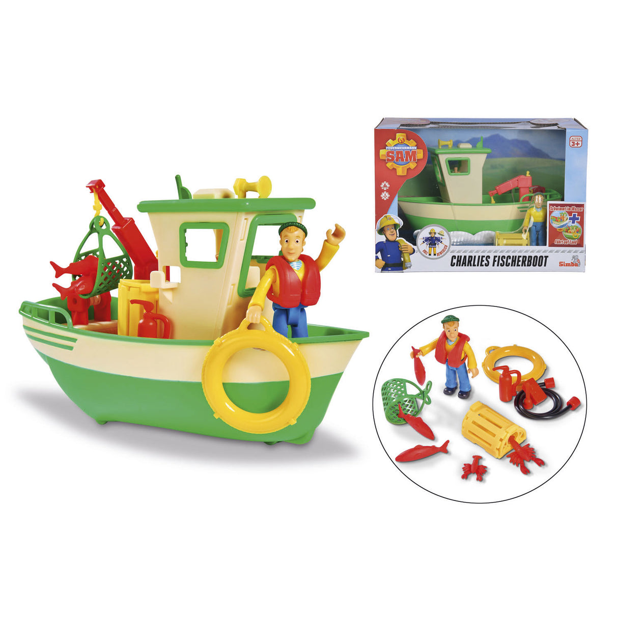 Simba Feuerwehrmann Sam Charlies Fischerboot