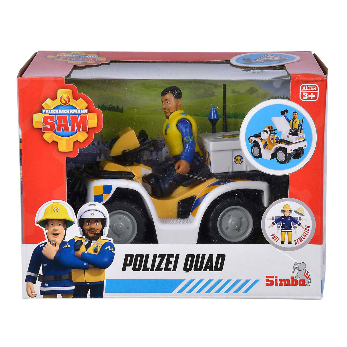 Simba Fireman Sam Police Quad