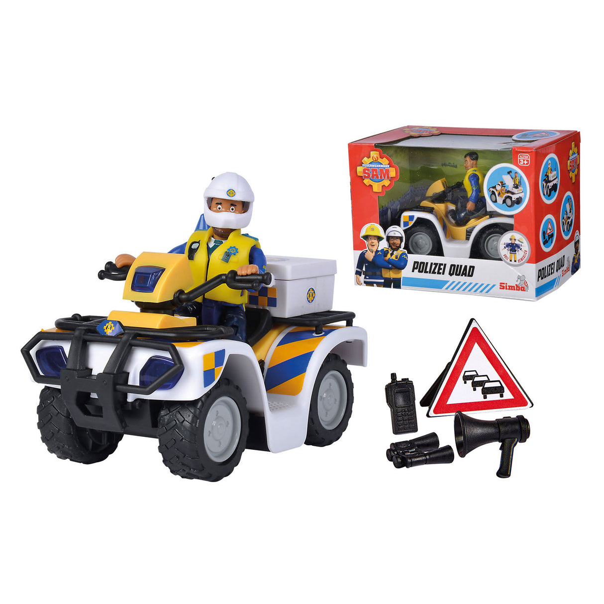 Simba Fireman Sam Police Quad