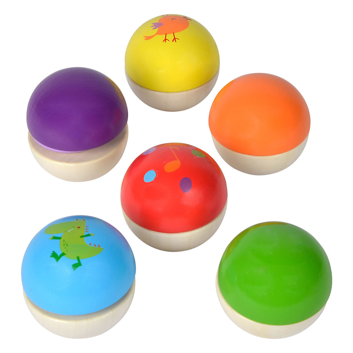 Eichhorn wooden music balls 6 pieces